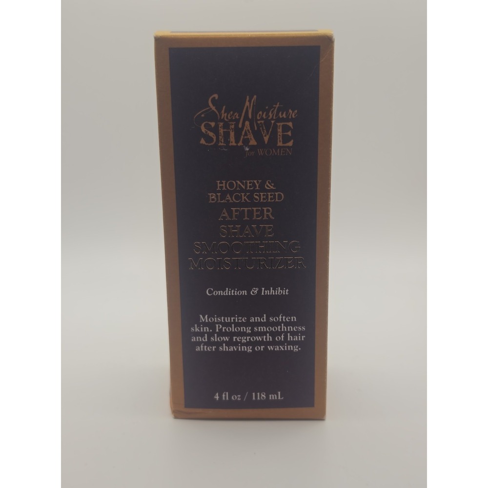 Shea Moisture Honey & Black Seed After Shave Smoothing Moisturizer 4oz NEW